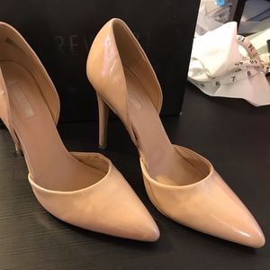 Forever21 nude pumps size 7 like new!!!